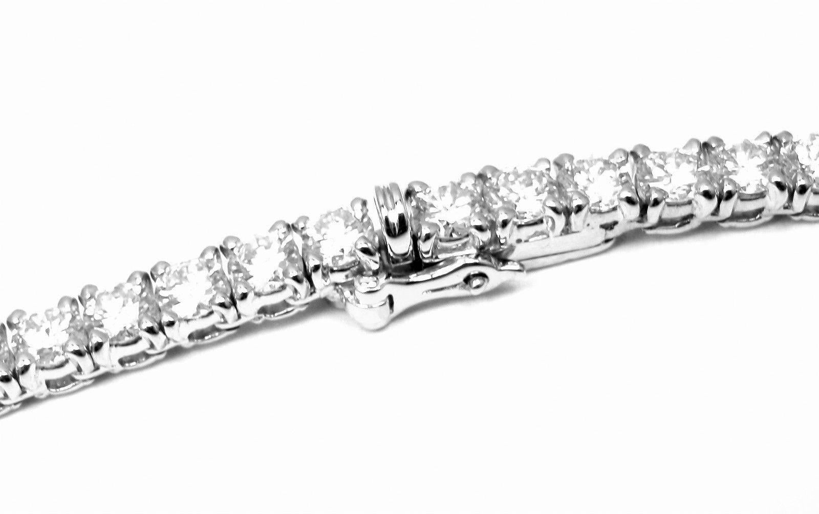 Cartier 15.47 Carats Diamonds Tennis Line Platinum Necklace 3