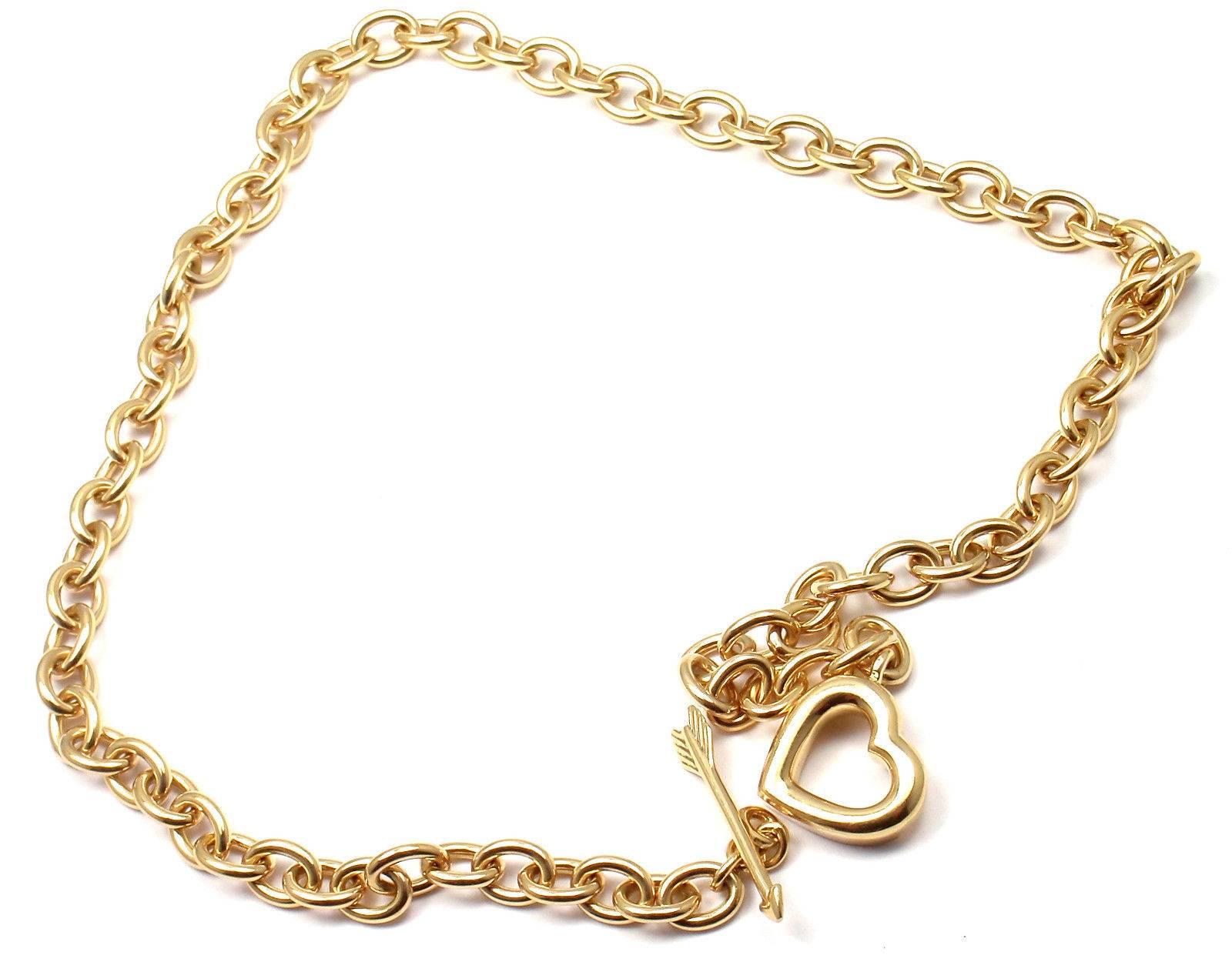 tiffany toggle necklace gold