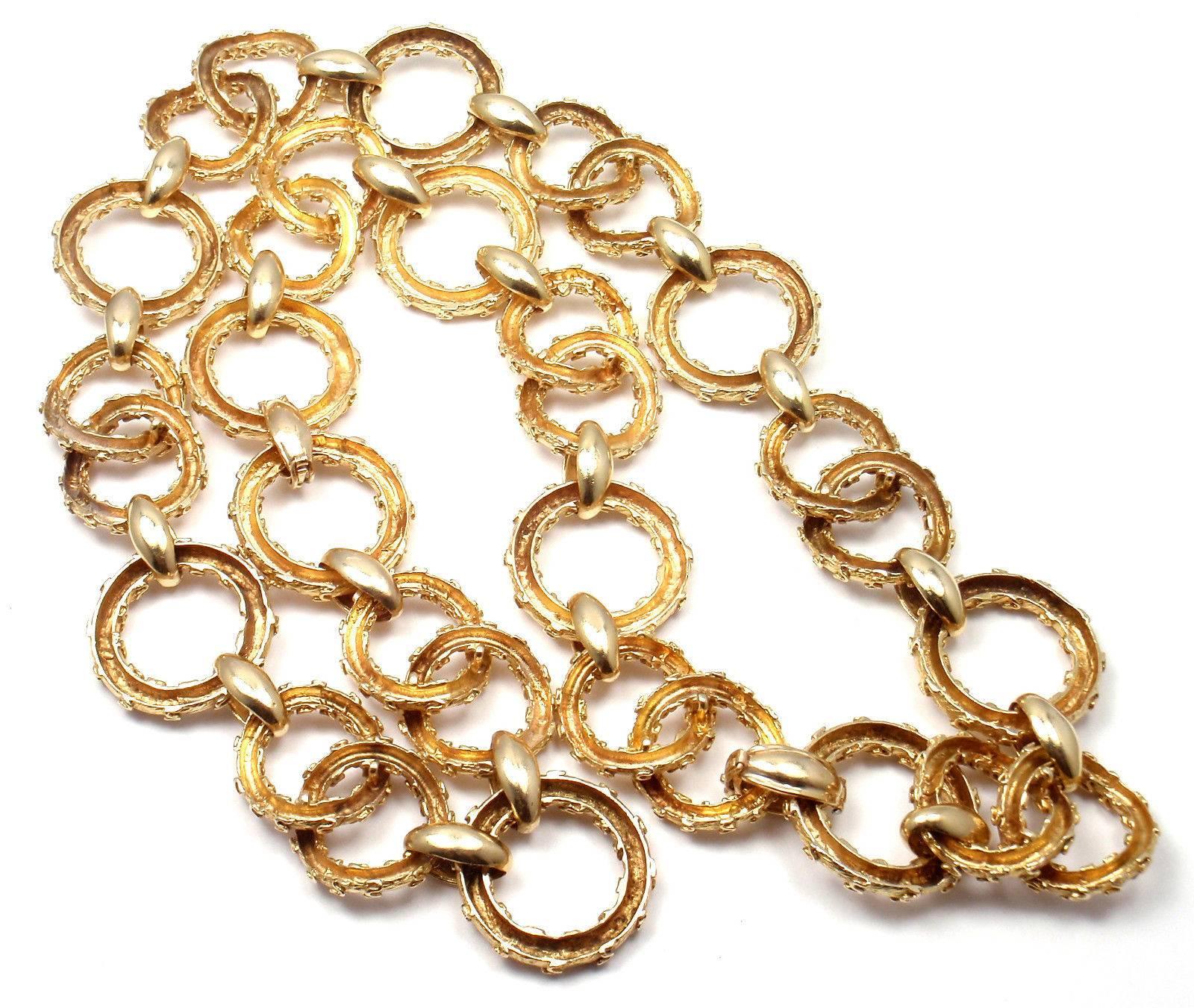 Hammerman Brothers Gold Link Bracelet And Necklace 2