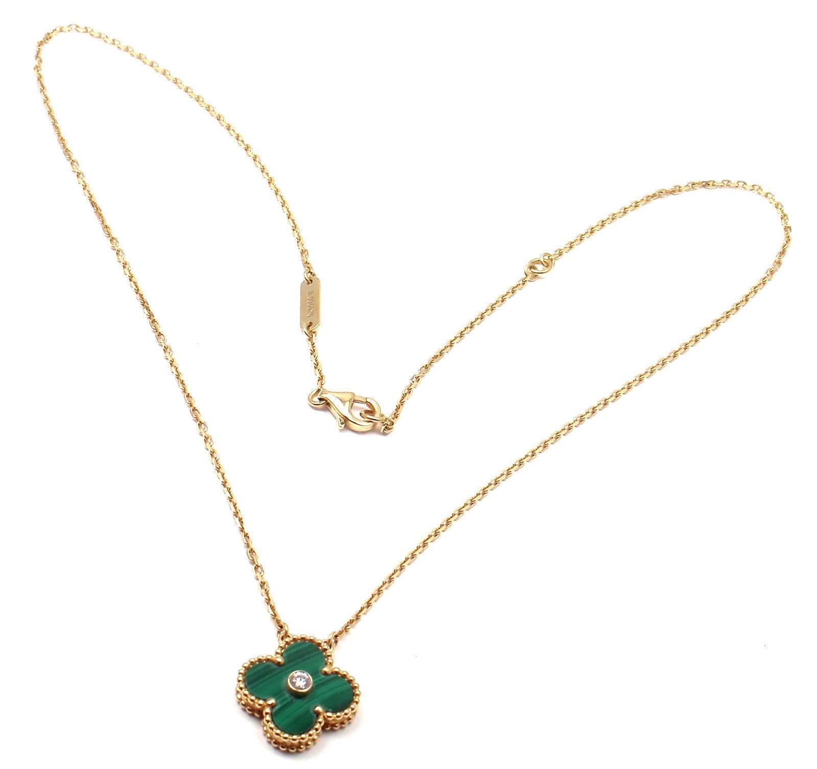van cleef and arpels malachite necklace
