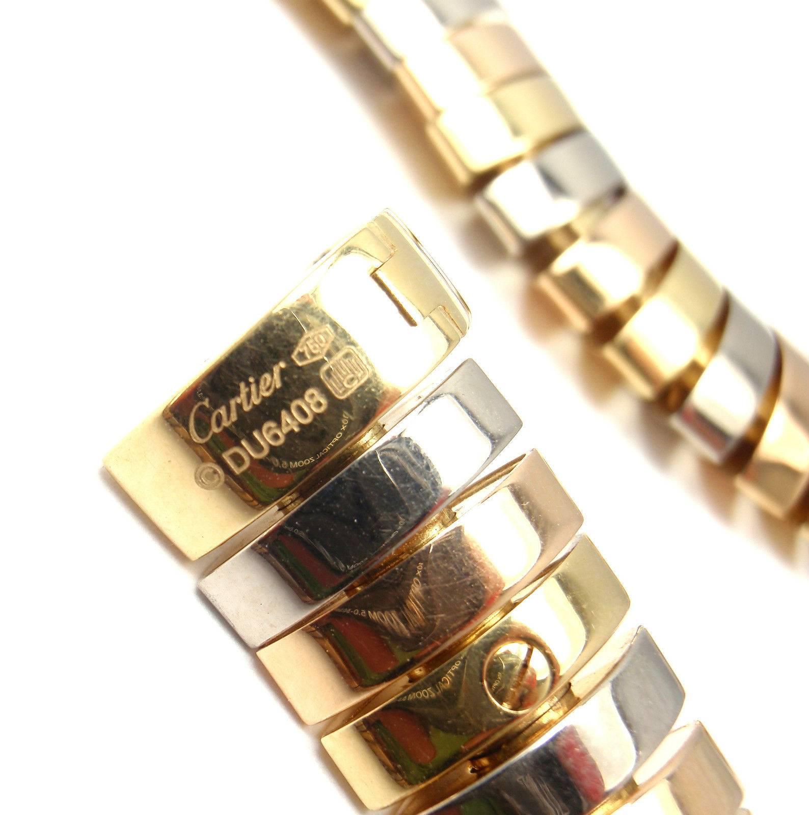Cartier Tricolor Gold Snake Necklace 1