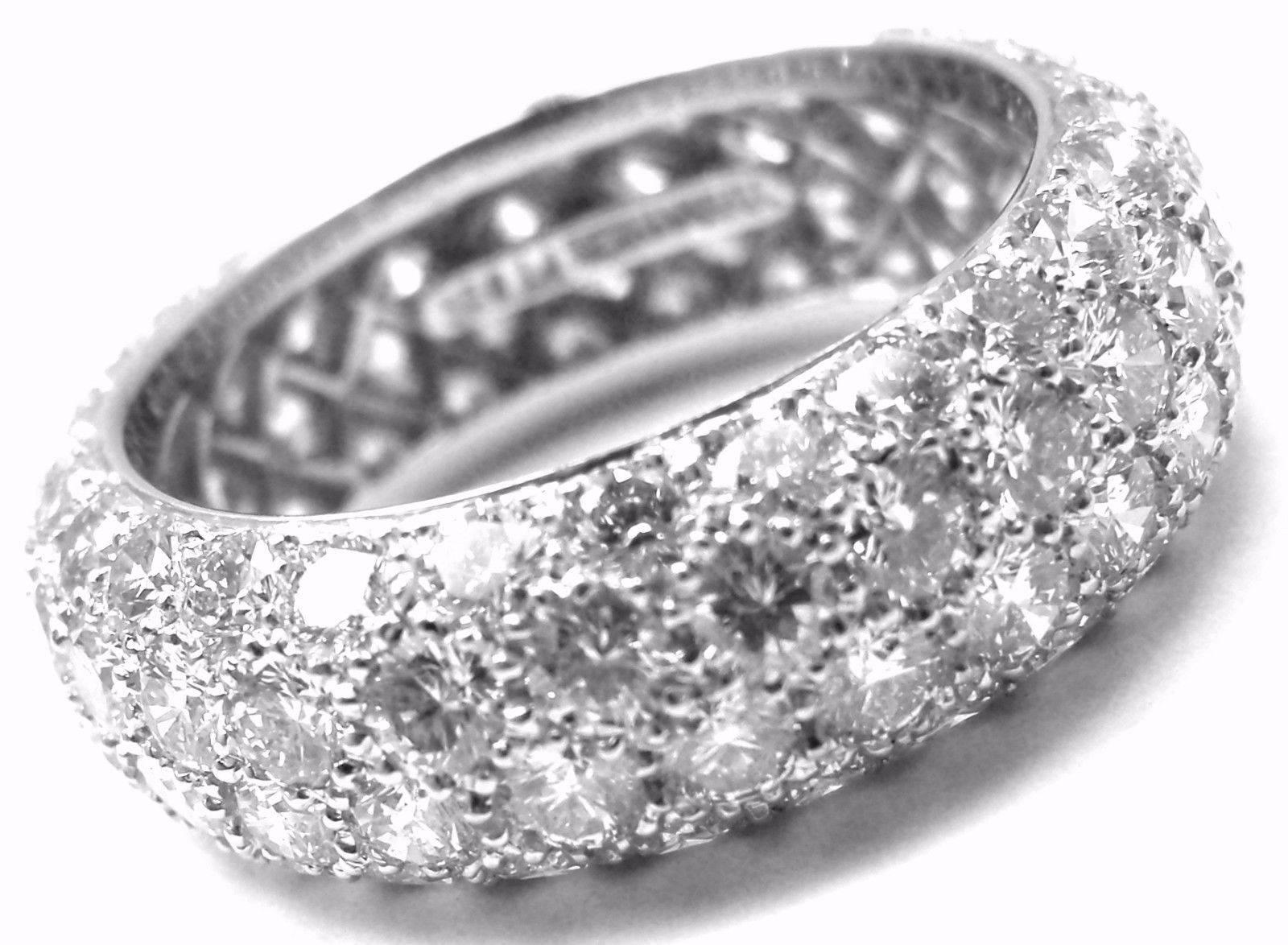 four row diamond ring