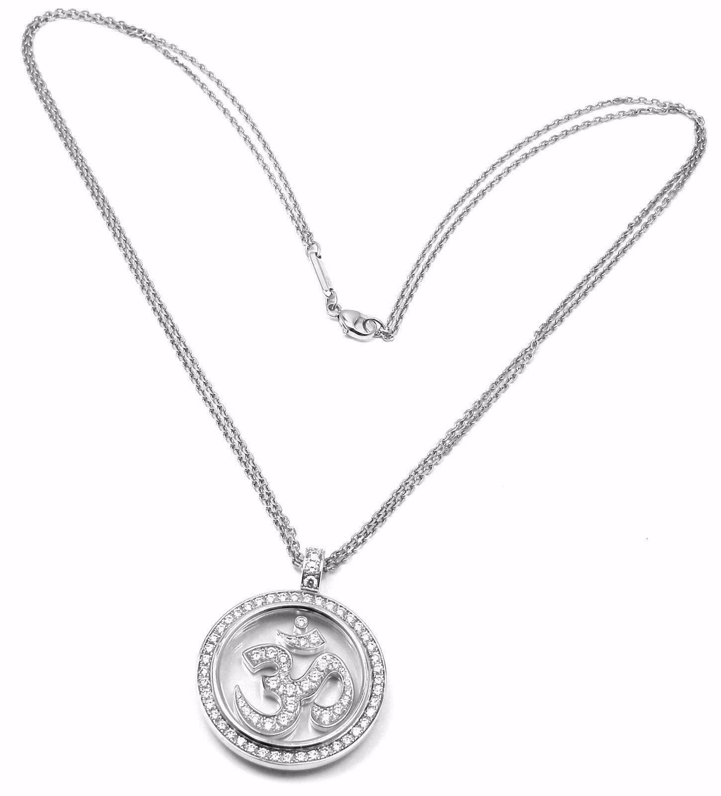 Chopard Diamant-Gold-OM-Anhänger-Halskette 1