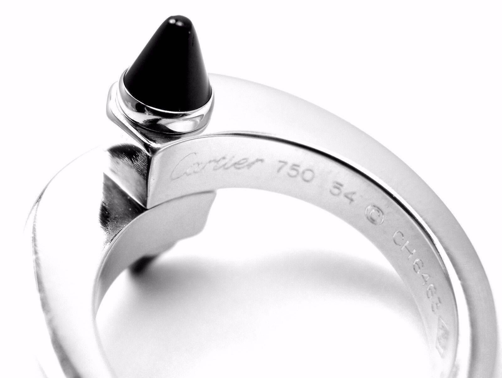 cartier onyx ring