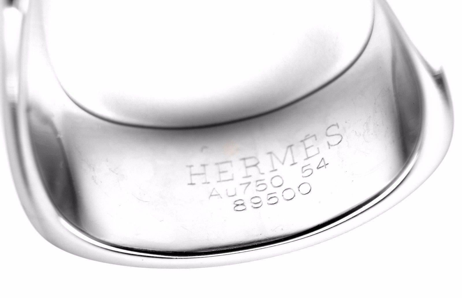 Hermes Modernist Tahitian Black Pearl Gold Ring 2