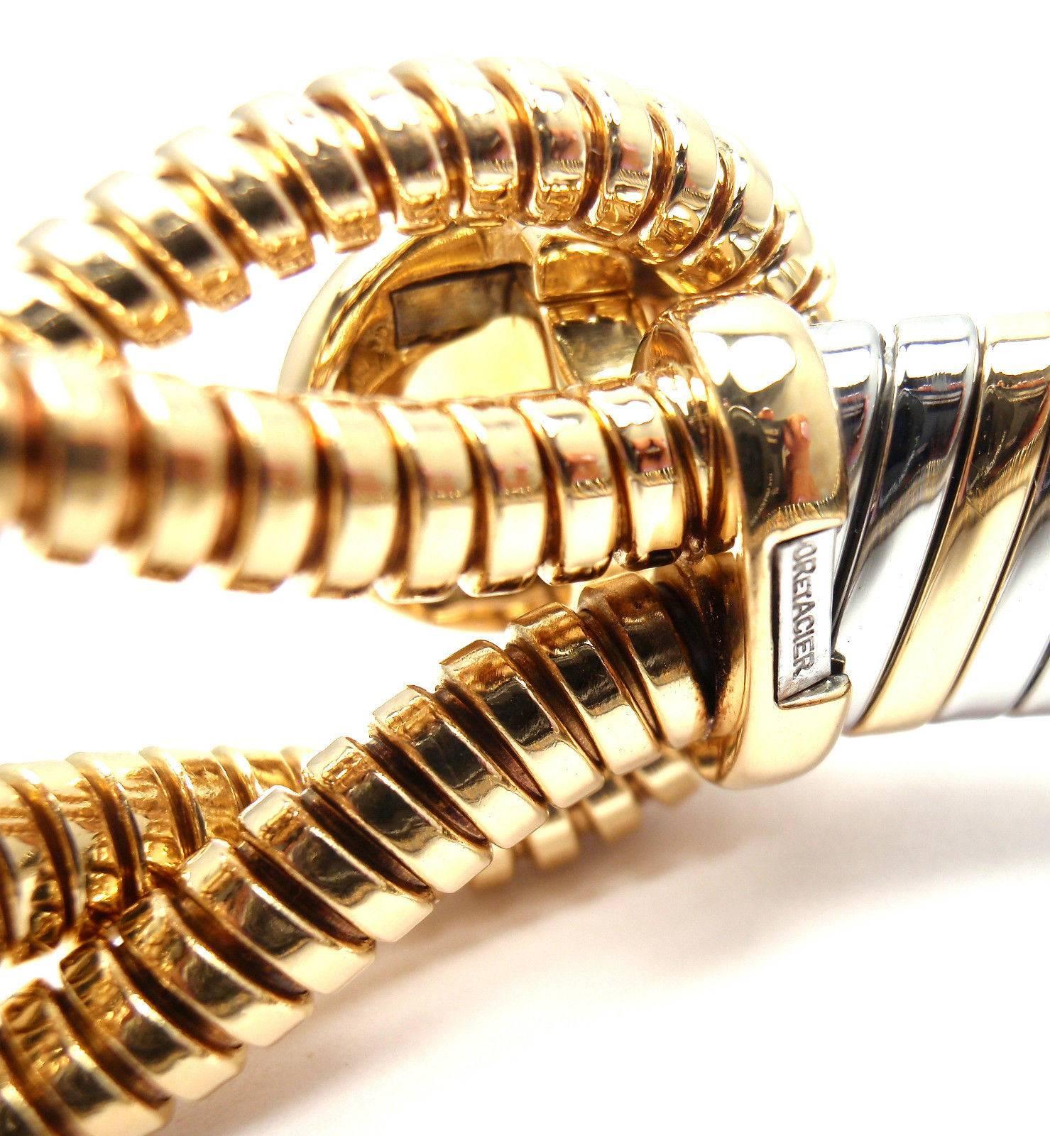 Cartier Citrine Stainless Steel Gold Hercules Knot Bracelet 1