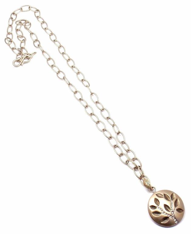 Anthony Nak Diamond Gold Tree Of Life Pendant Link Necklace at 1stDibs ...