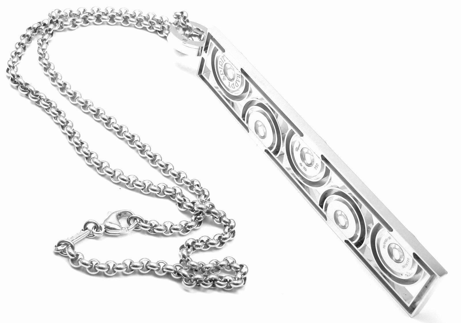 Women's or Men's Chopard Happy Spirit Diamond Gold Pendant Necklace