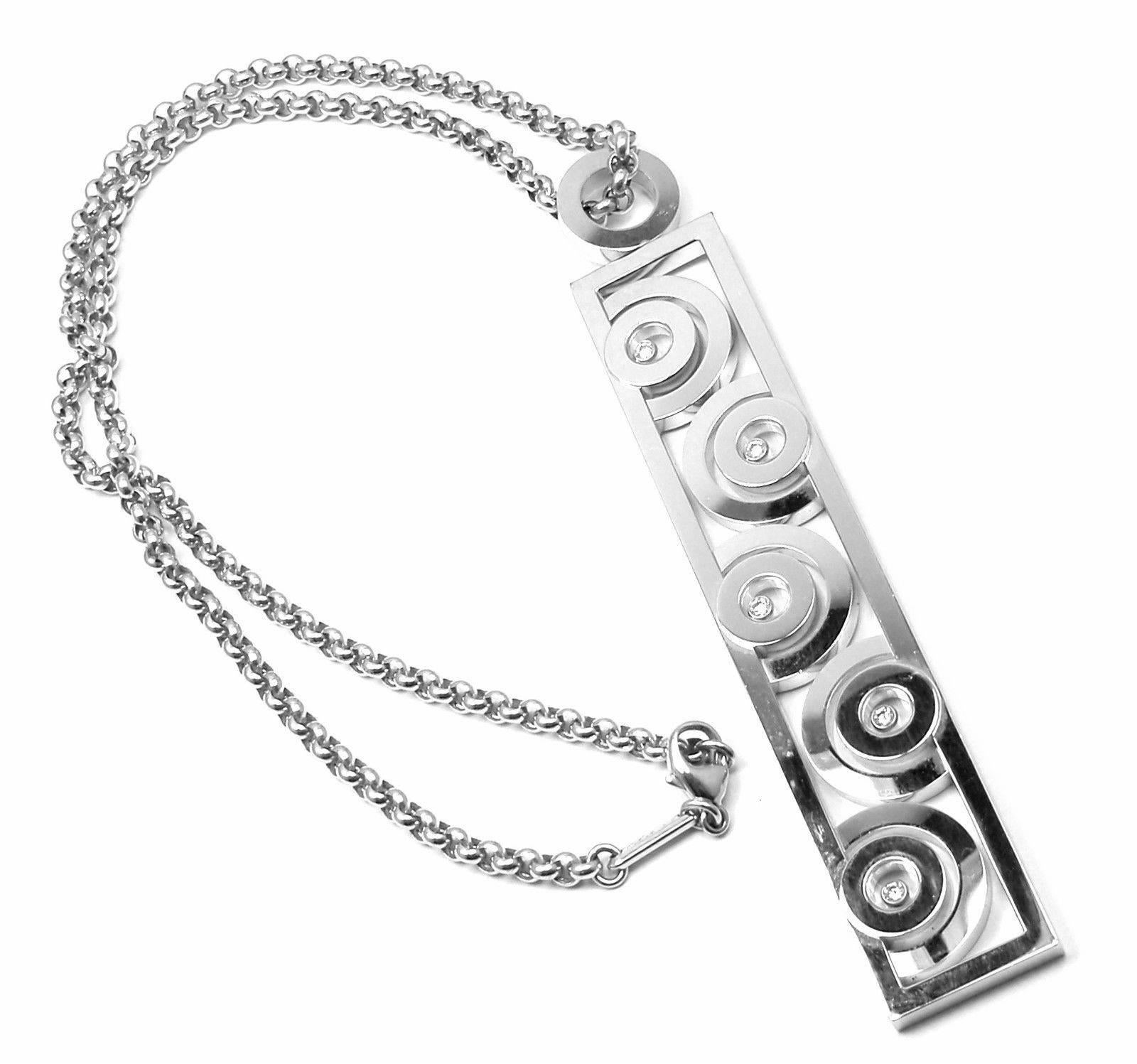 Chopard Happy Spirit Diamond Gold Pendant Necklace 4