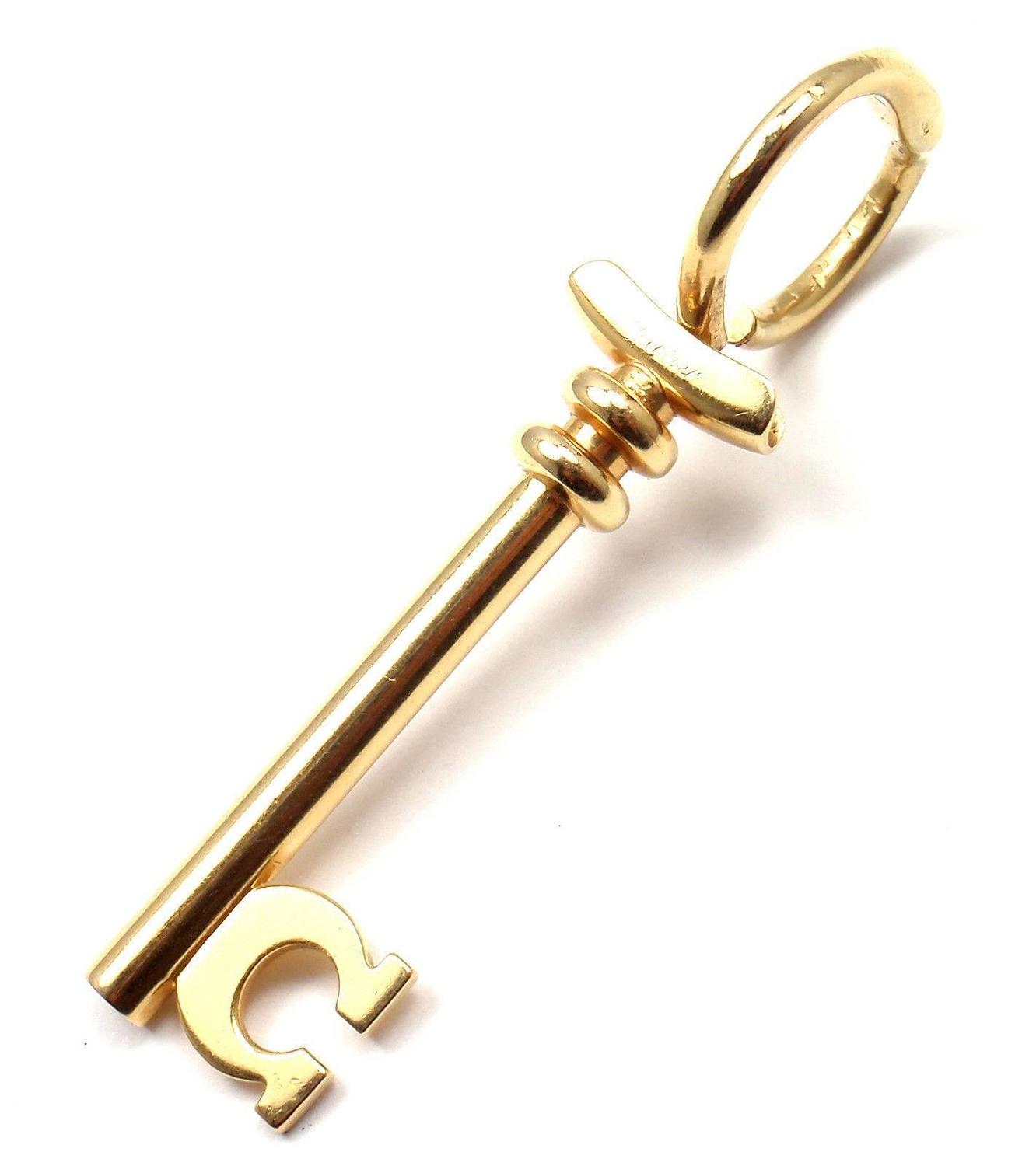 cartier gold key