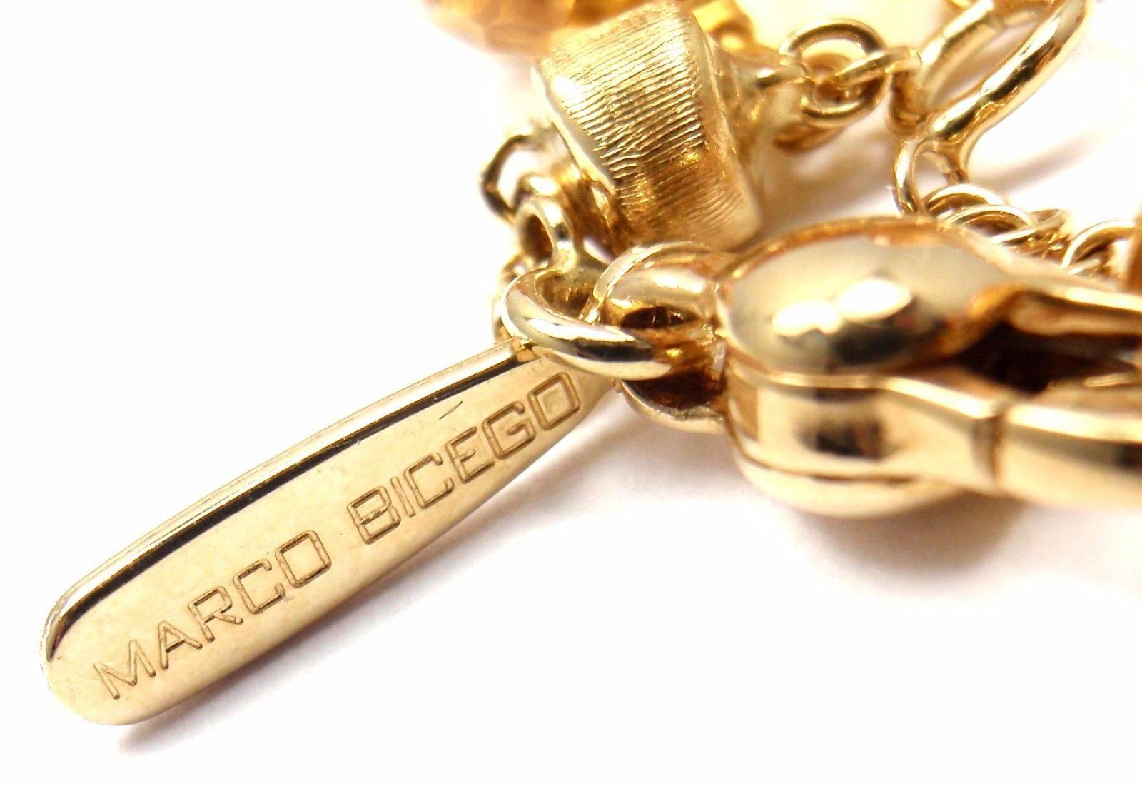 Marco Bicego Paradise Citrine Peridot Tourmaline Gold Long Necklace 3