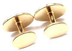 Tiffany & Co. Return To Tiffany Gold Cufflinks