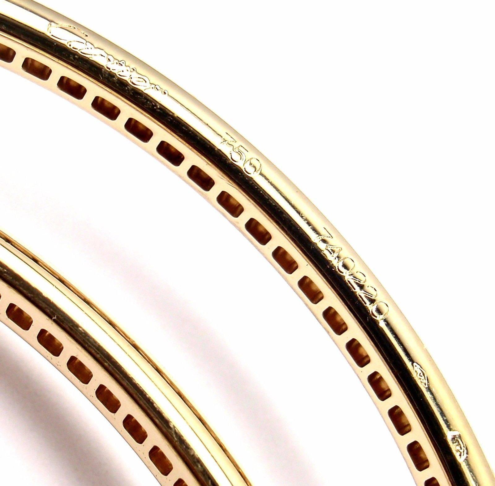 Cartier Trinity Diamond Gold Bangle Bracelet 1