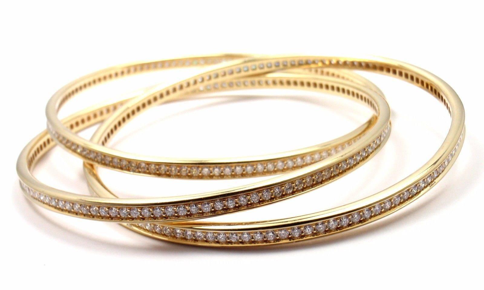 cartier trinity diamond bracelet