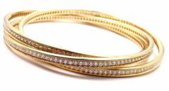 Bracelet en or avec diamants Trinity de Cartier