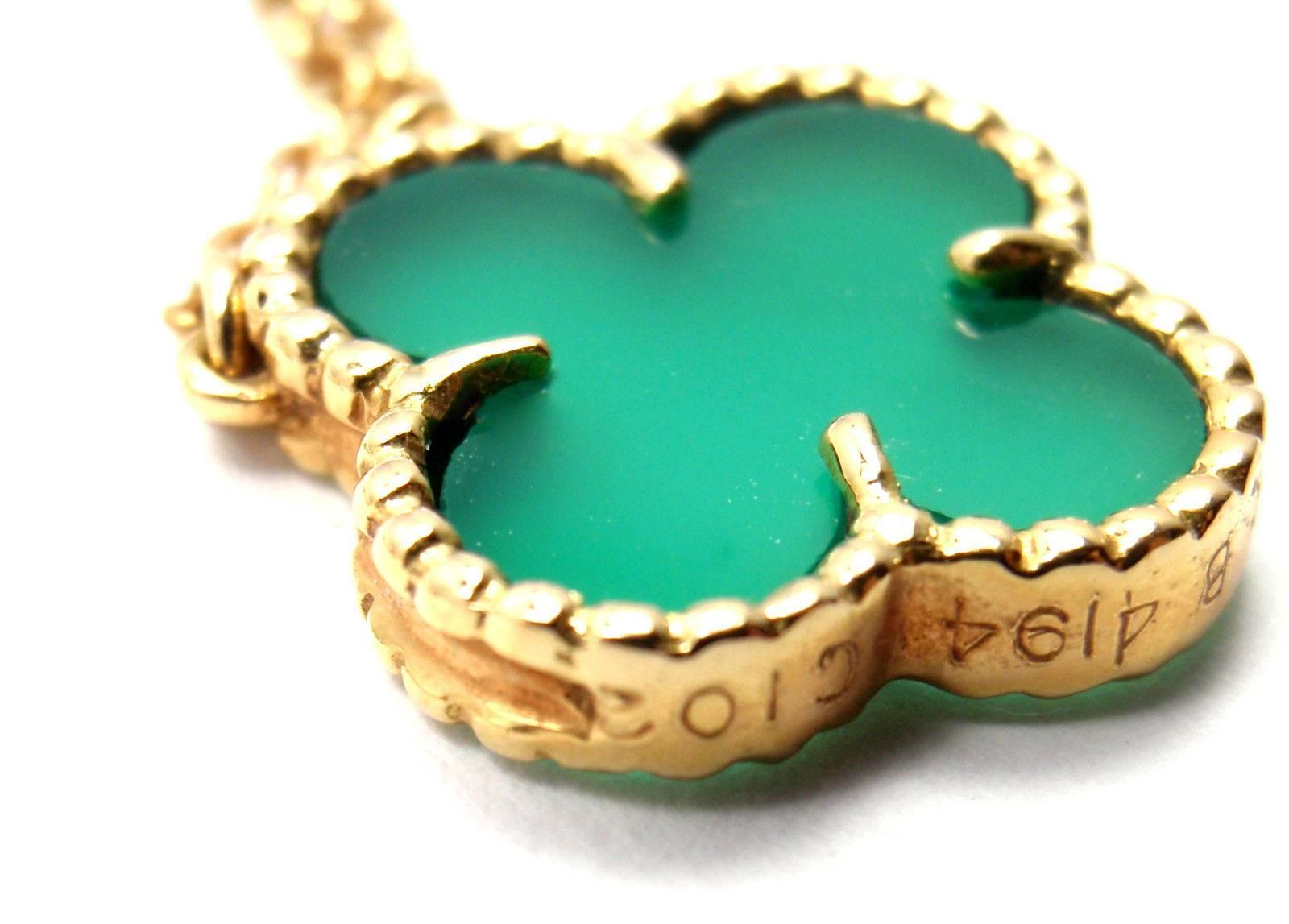 green van cleef necklace