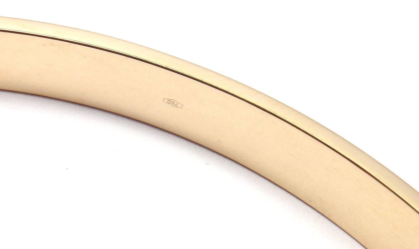 Cartier Love Yellow Gold Bangle Bracelet 4