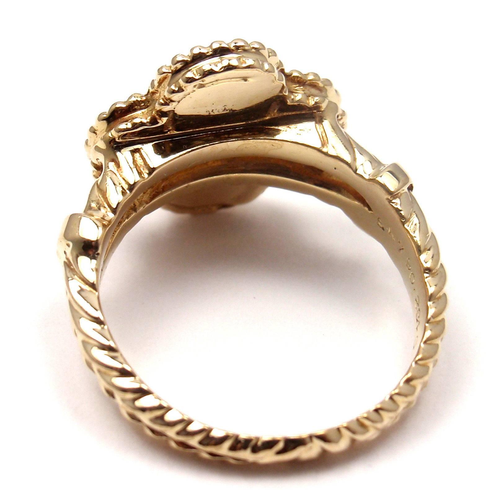 green van cleef ring