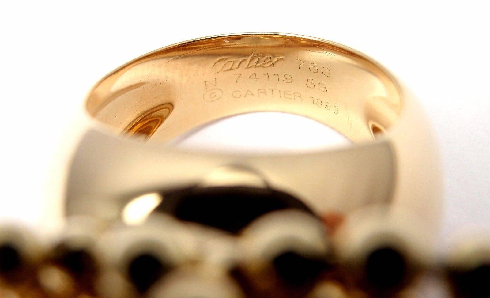 Women's or Men's Cartier Paris Nouvelle Vague Gold Ring