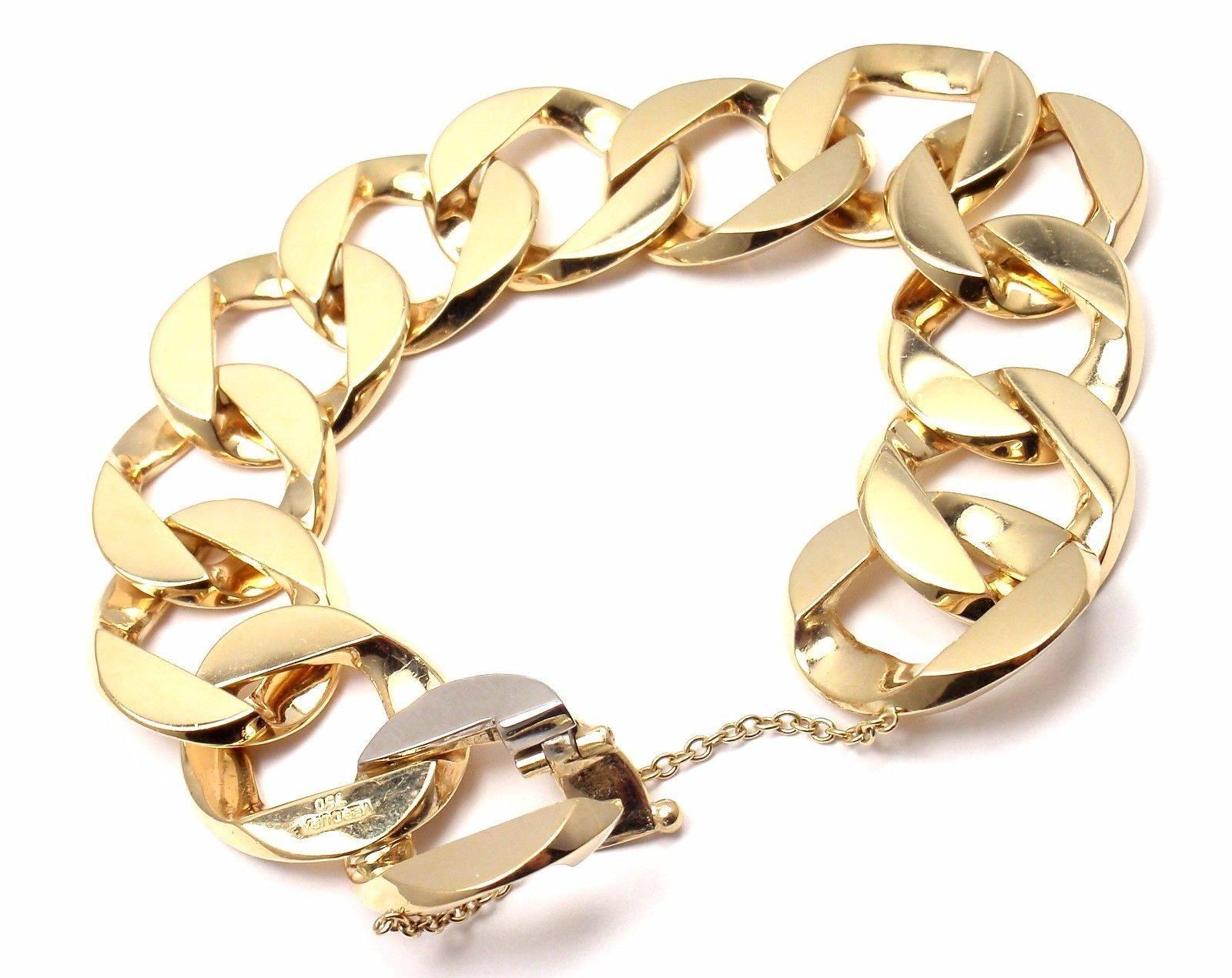 Verdura Classic Curb Link Gold Bracelet 1