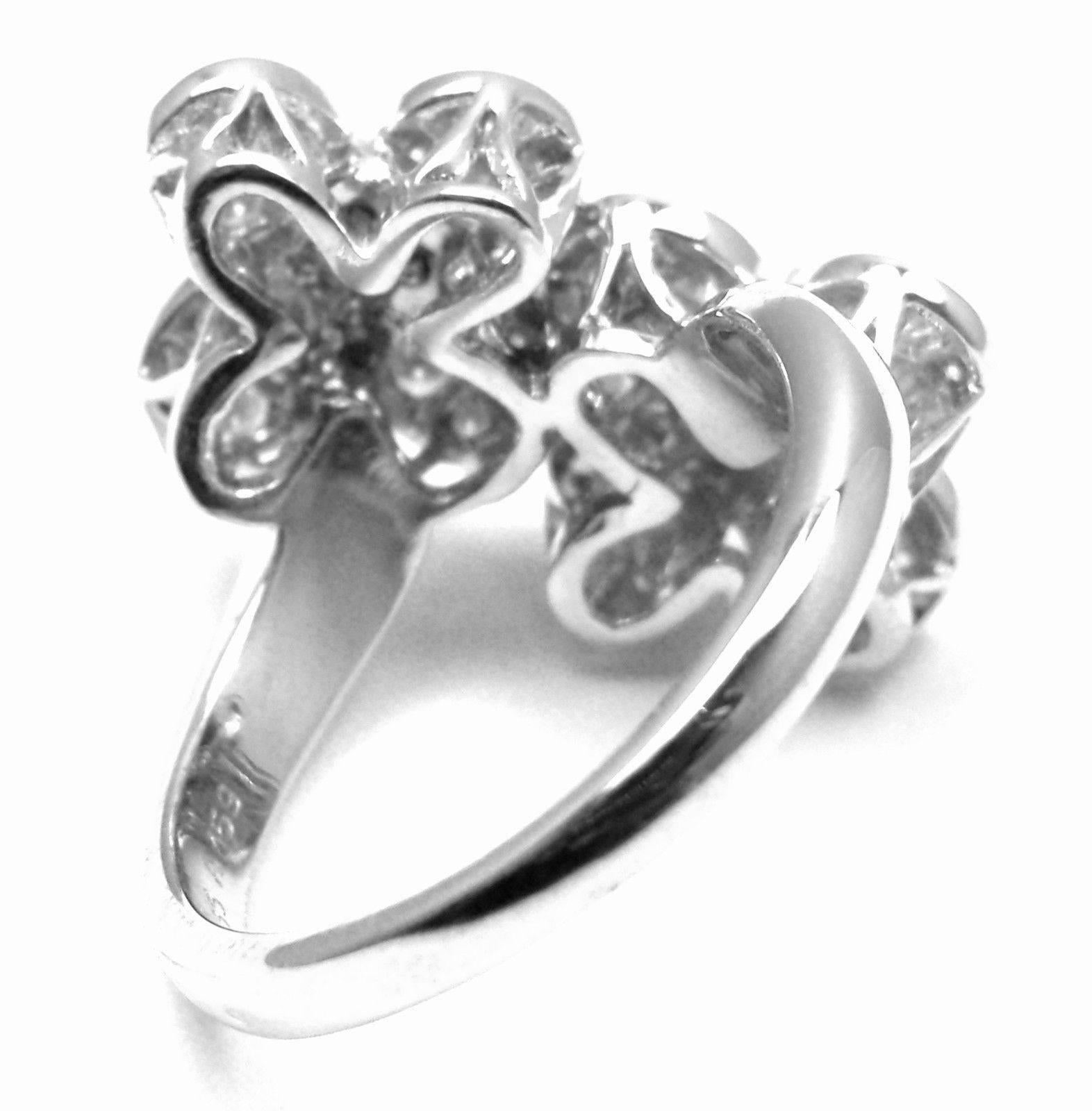 van cleef diamond flower ring