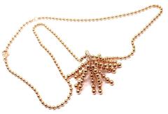 Cartier Paris Nouvelle Vague Diamond Rose Gold Pendant Necklace