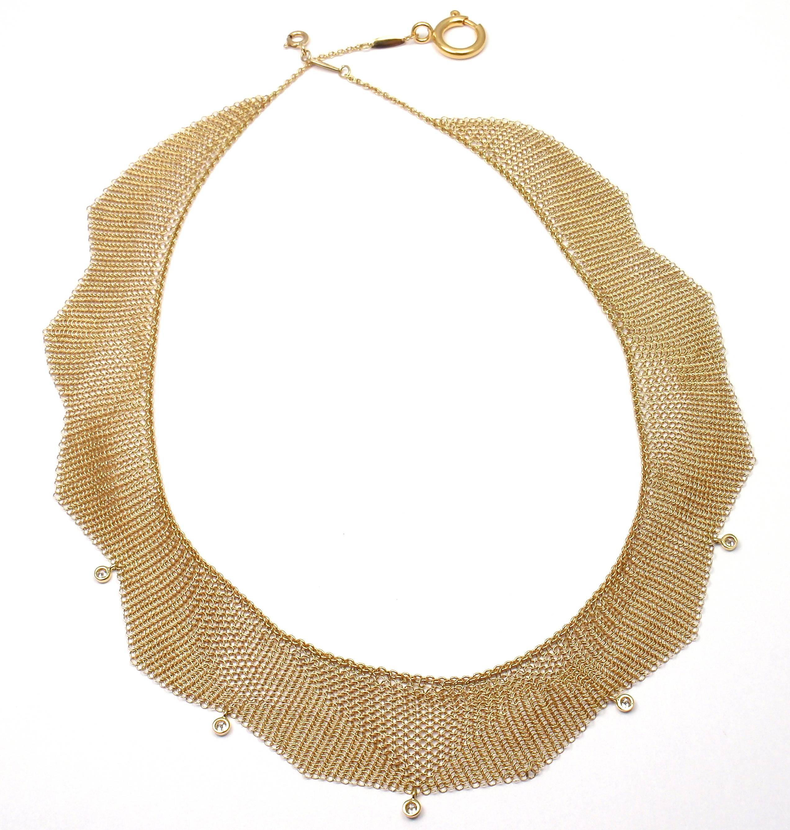 elsa peretti mesh necklace