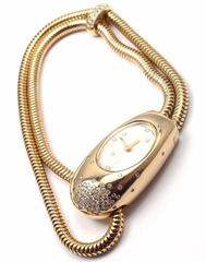 Van Cleef & Arpels Orologio da polso da donna in oro giallo e diamanti Cadenas Serti al quarzo