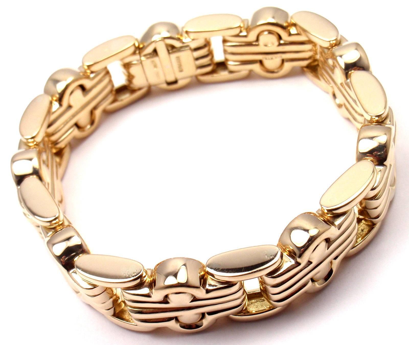 Bulgari Gold Link Bracelet 1