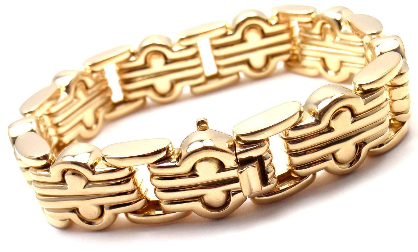Bulgari Gold Link Bracelet In New Condition In Holland, PA