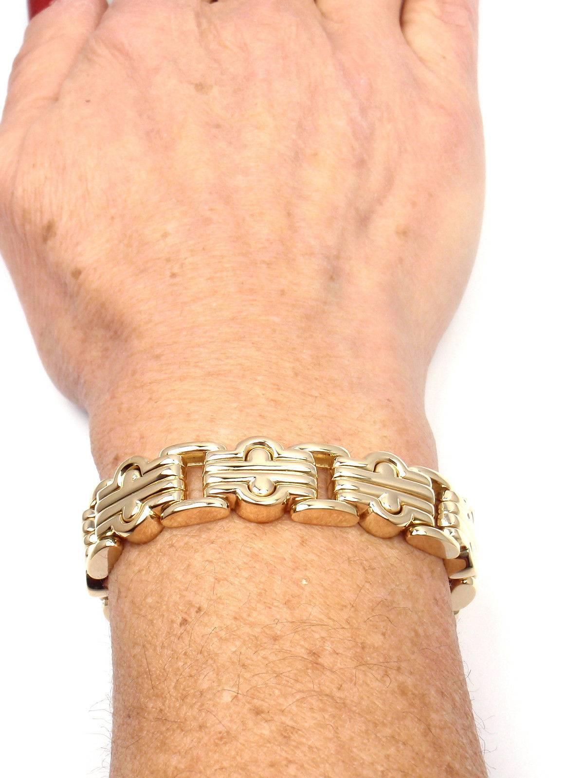 Bulgari Gold Link Bracelet 4