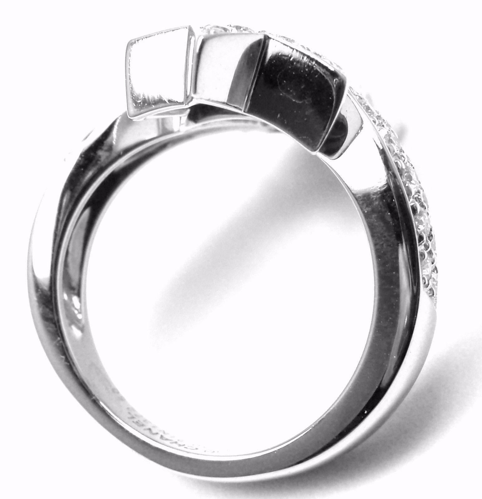 Chanel Comete Diamond Gold Star Ring 1