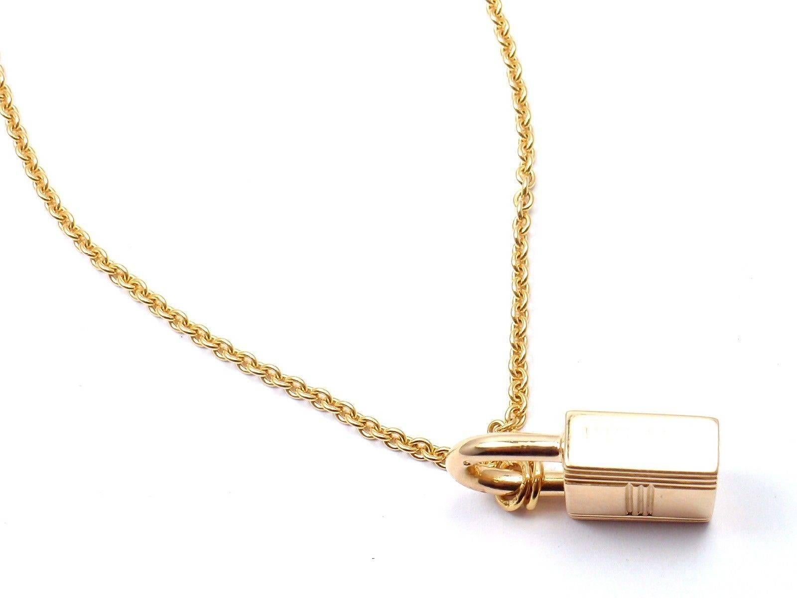 hermes necklace lock