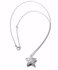 Chanel Comete Diamond Star Gold Pendant Necklace