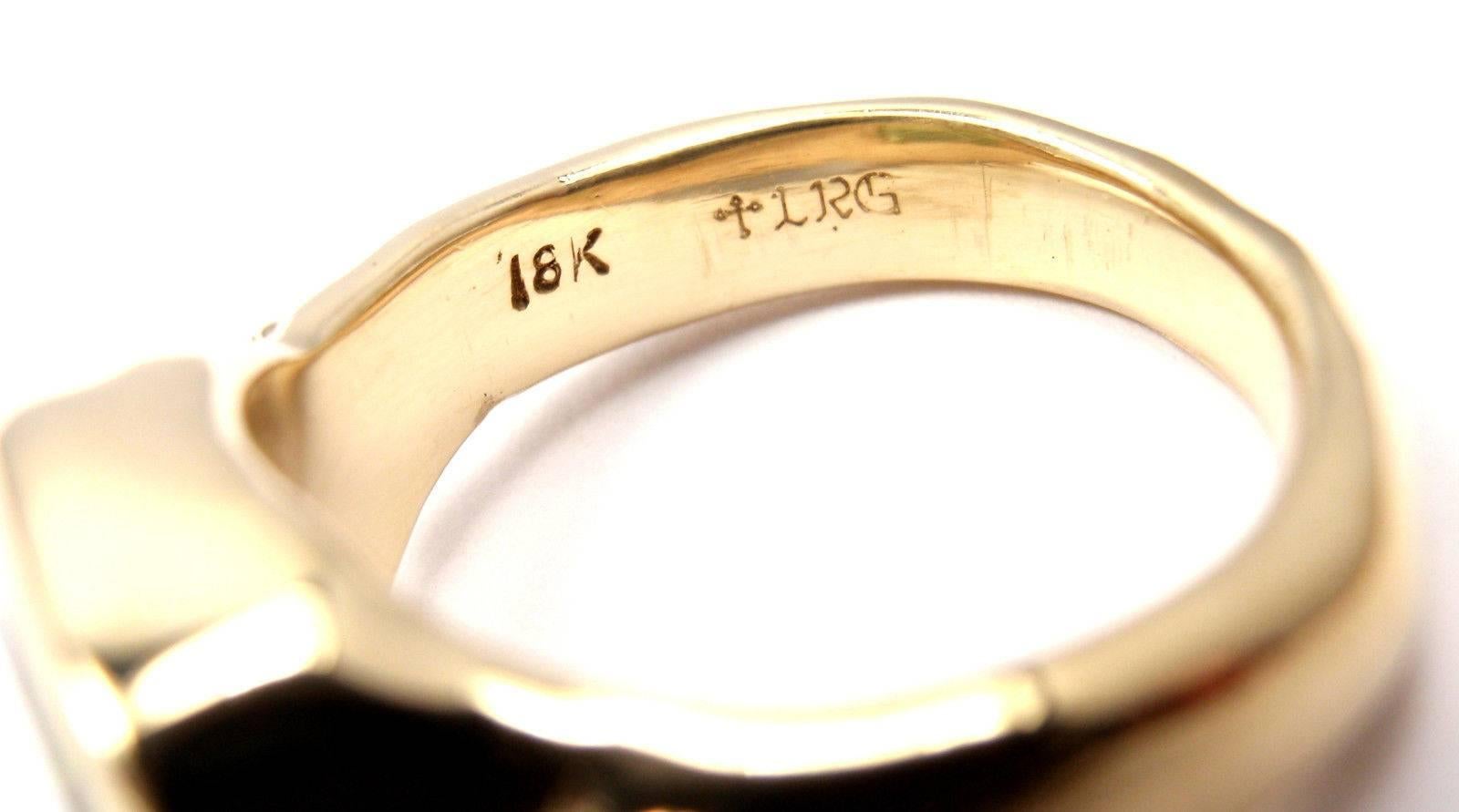 Women's or Men's Loree Rodkin Peridot Tsavorite Gold Ring