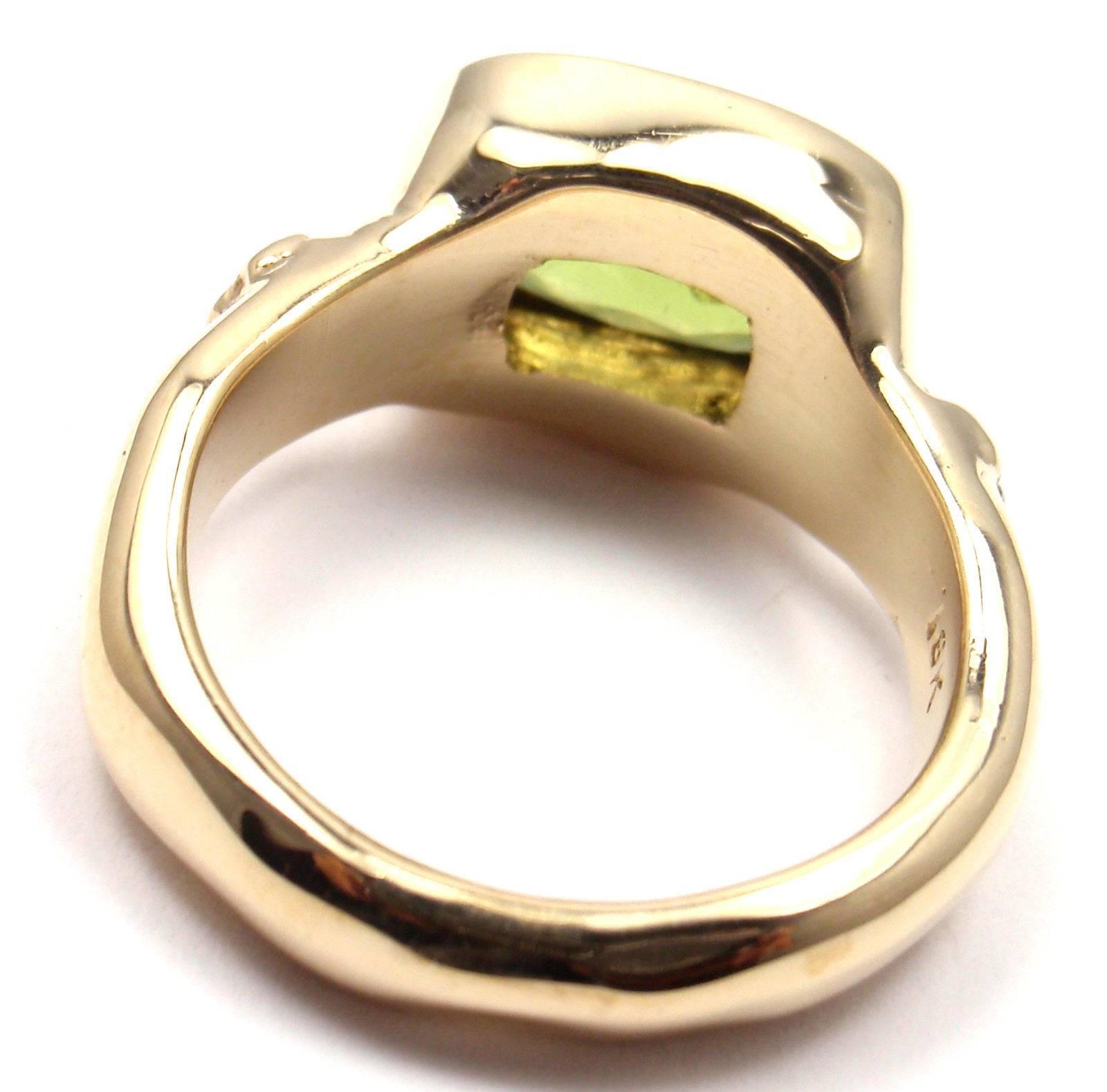 Loree Rodkin Peridot Tsavorite Gold Ring 1