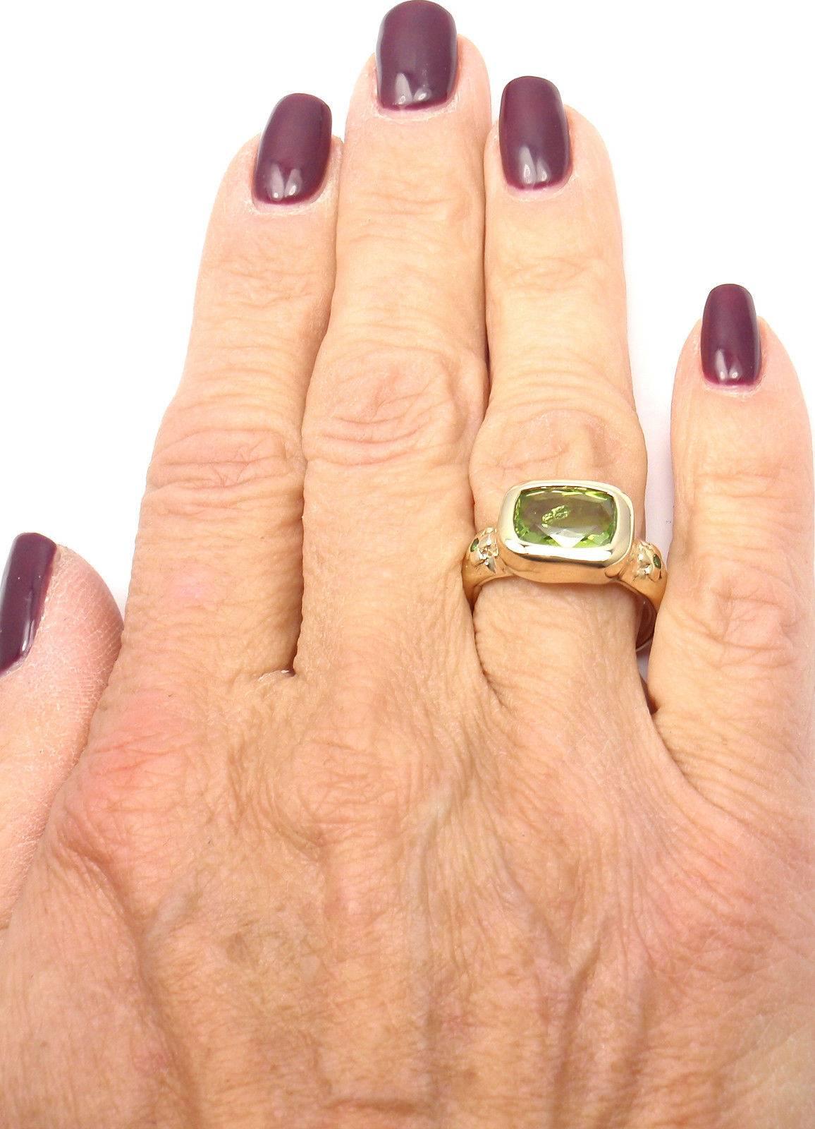 Loree Rodkin Peridot Tsavorite Gold Ring 2