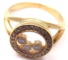 Chopard Happy Diamond Gold Ring