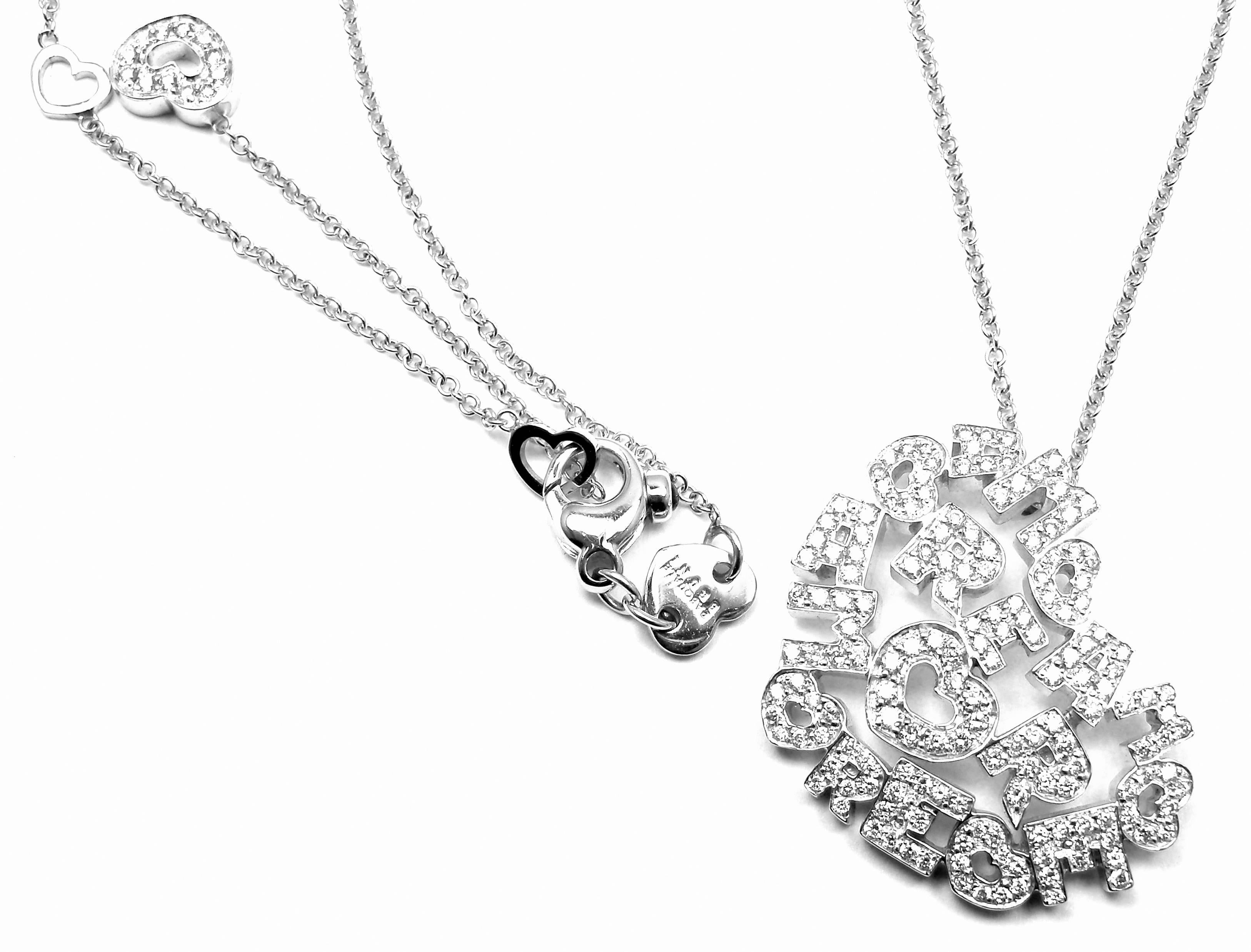Pasquale Bruni Amore Diamond Gold Heart Shape Pendant Necklace 5