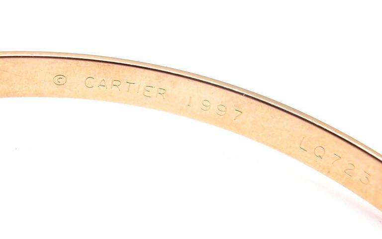 Cartier Trinity Rolling Tri-Colored Gold Bangle Bracelet at 1stDibs