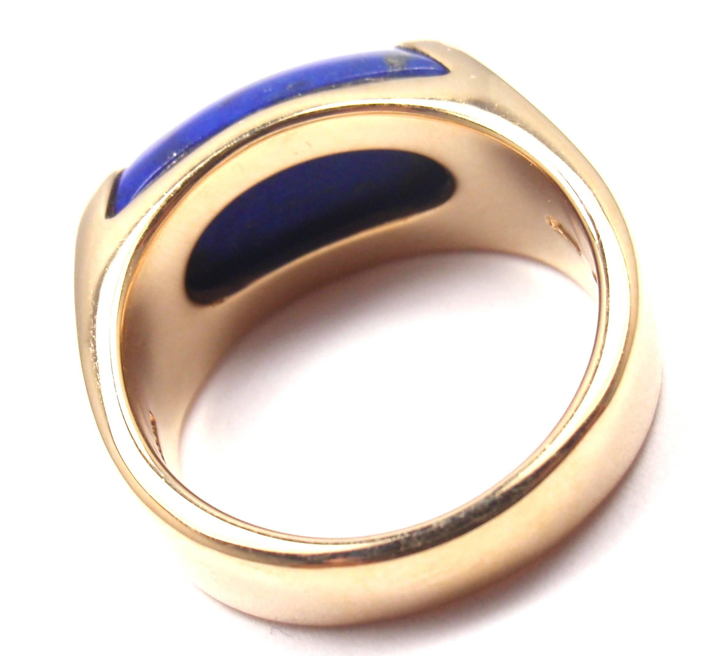 lapis and gold ring