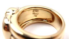 Chopard Happy Elephant Wide Yellow Gold Band Ring