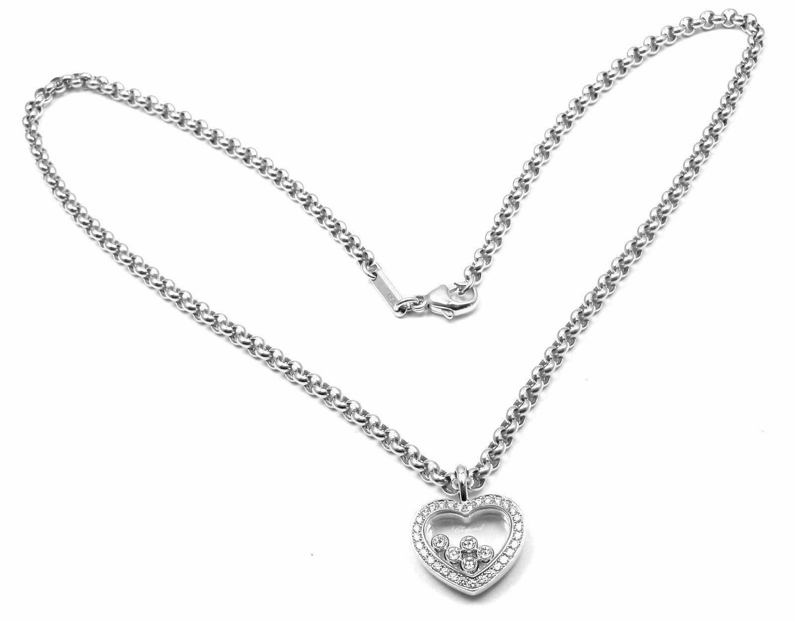 chopard diamond heart pendant