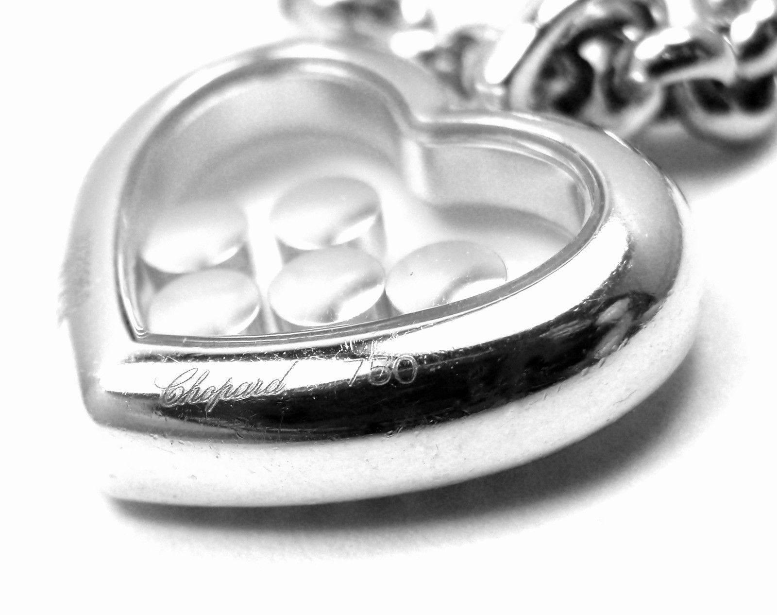 chopard heart necklace happy diamonds