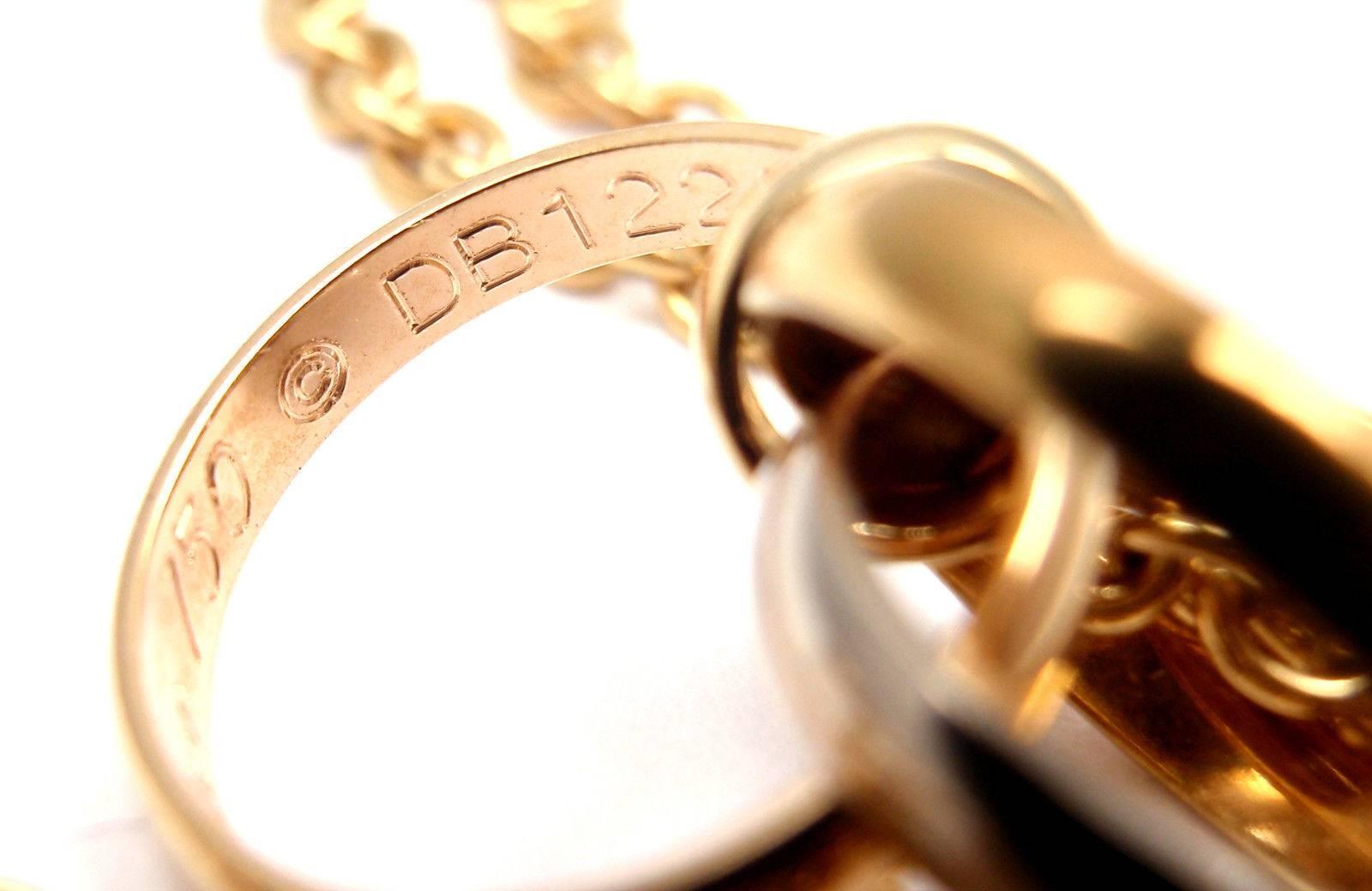 Cartier Trinity Link Multi-Color Gold Necklace 2