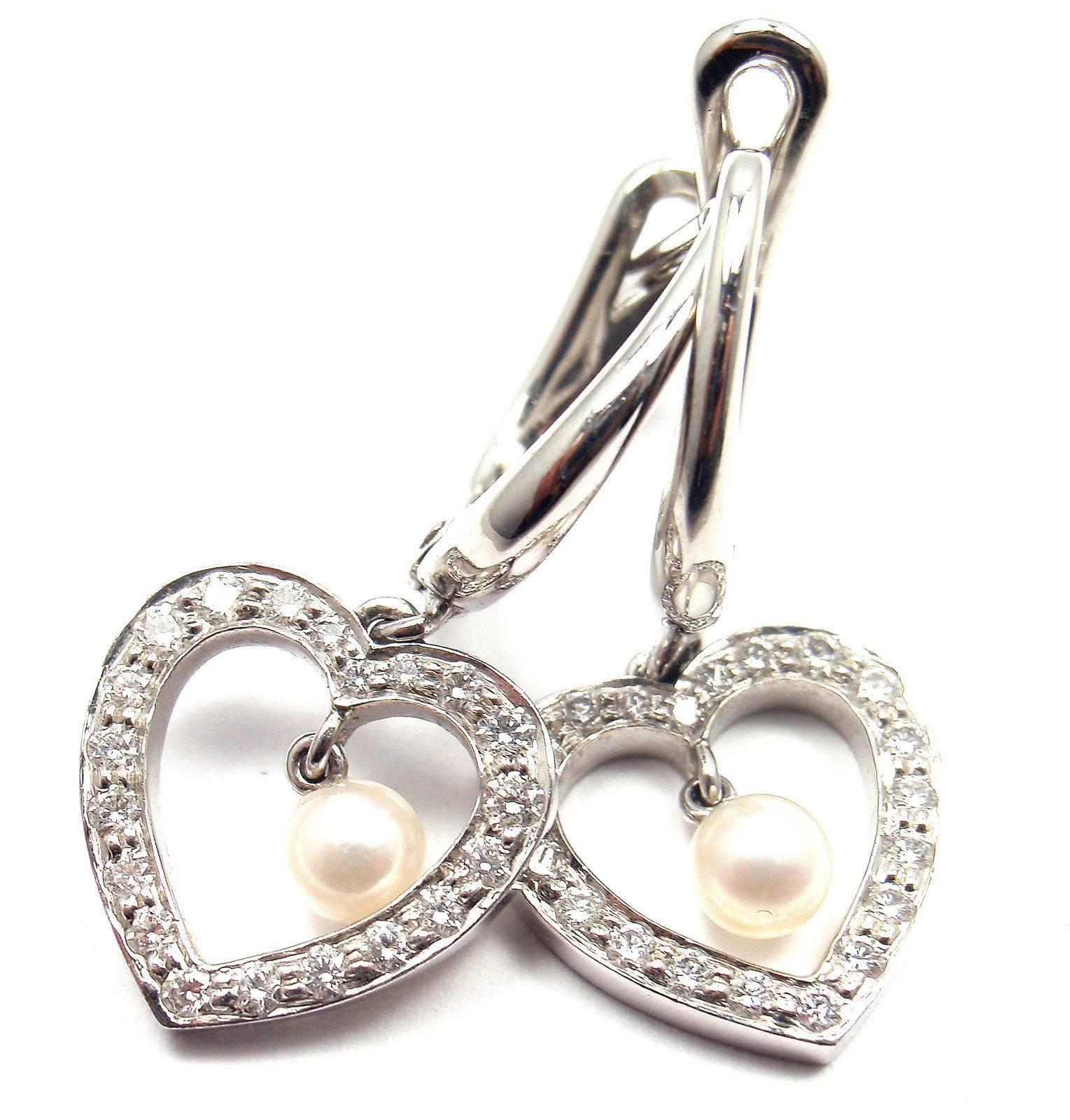tiffany heart diamond earrings