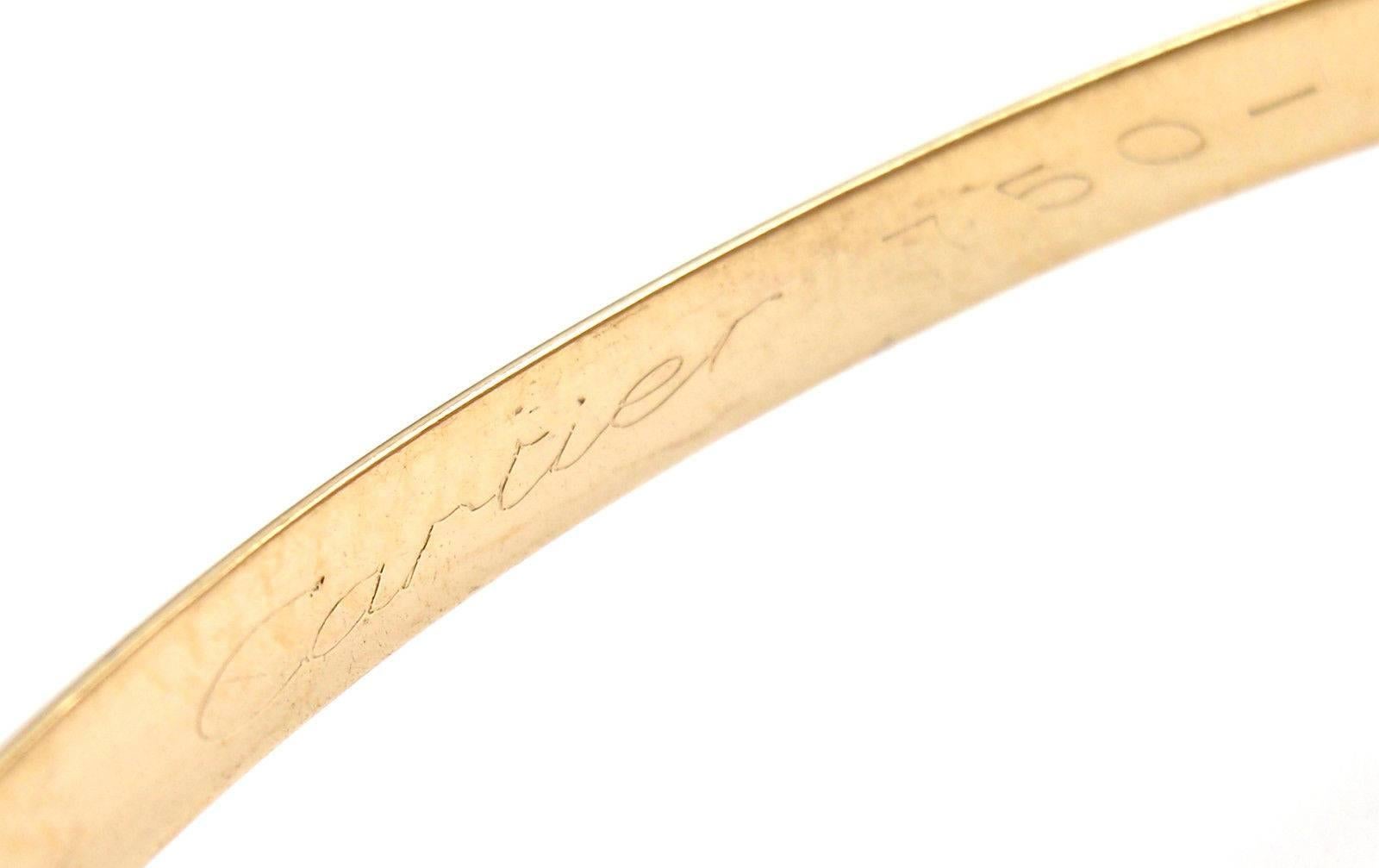 cartier tri color bangle