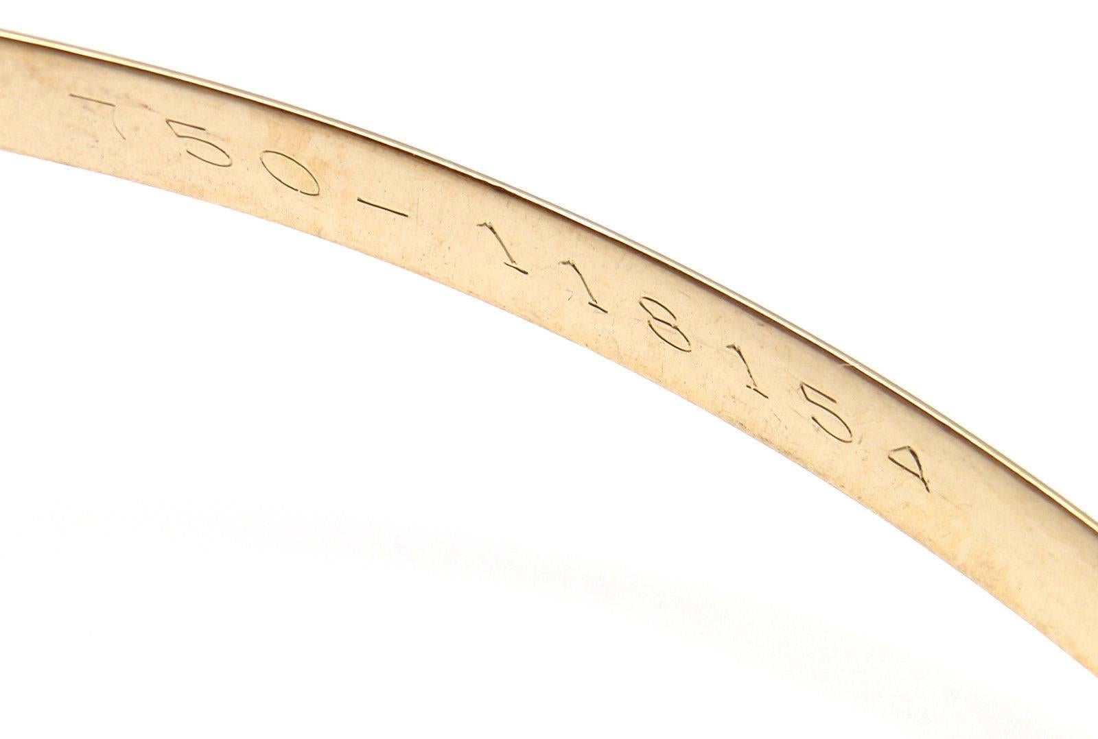 Cartier Trinity Rolling 7 Bangles Tri-Color Gold Bracelet In New Condition In Southampton, PA