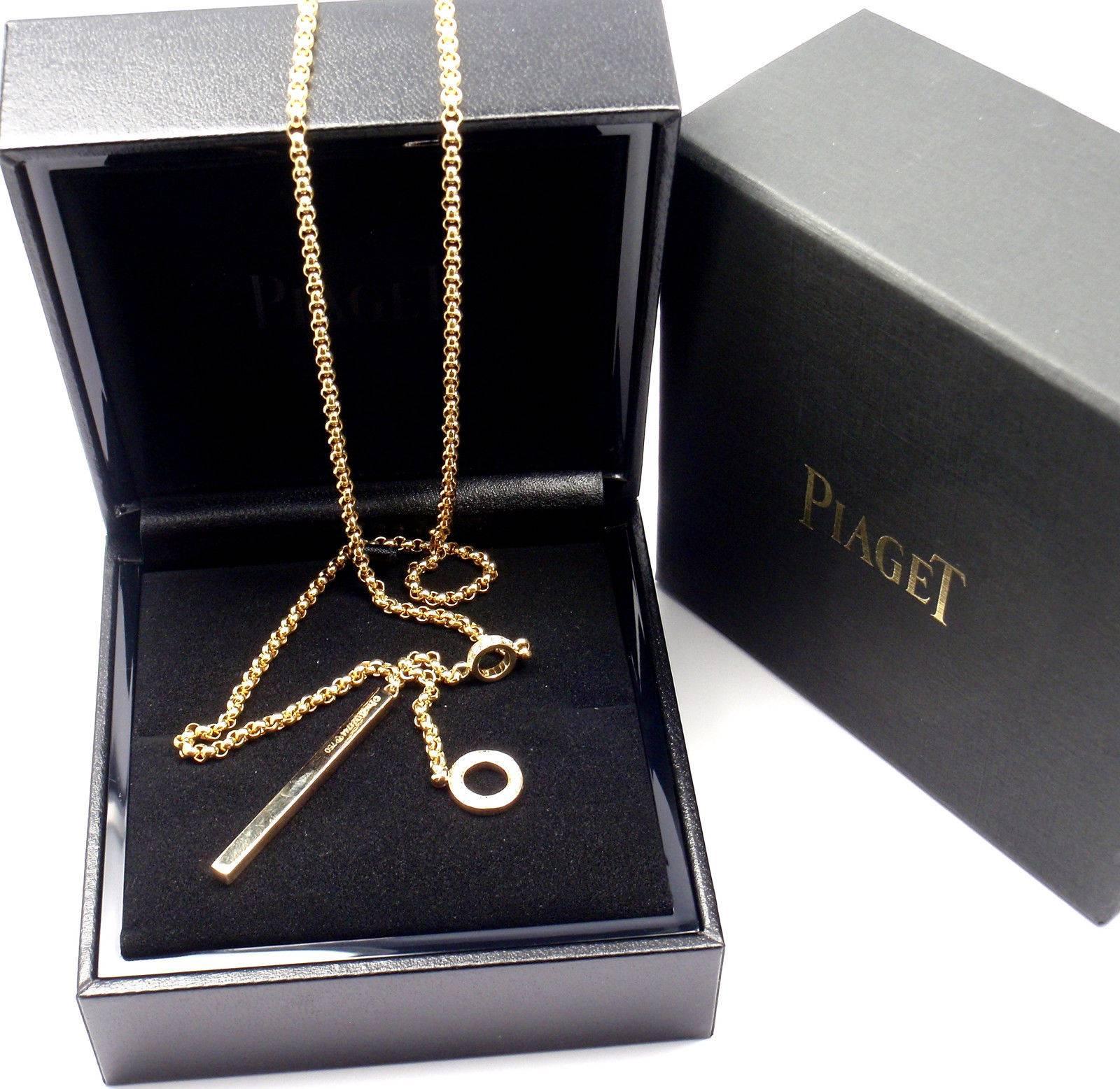 Piaget Possession Diamond Lariat Long Yellow Gold Necklace 2