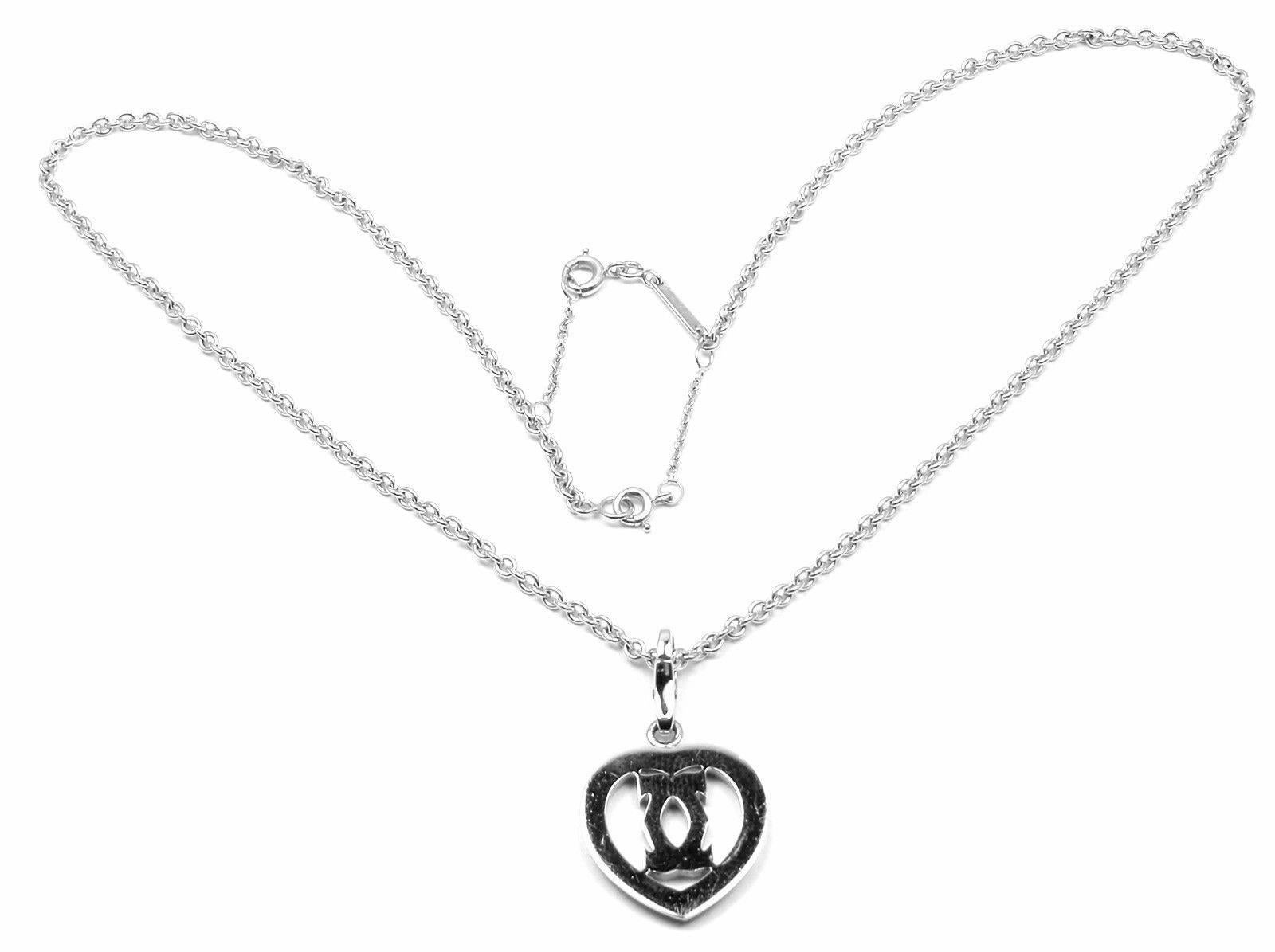 cartier heart necklace